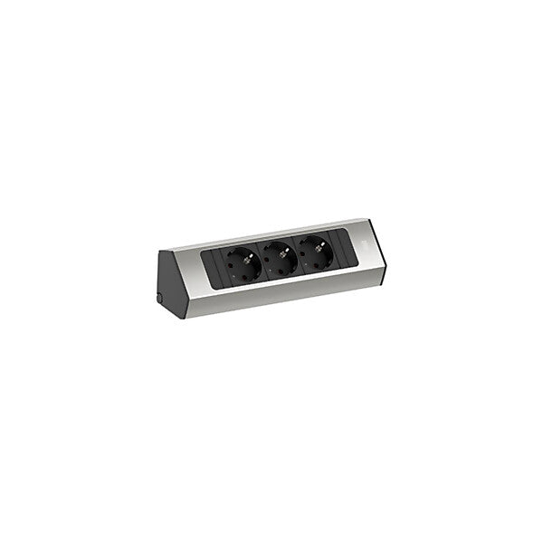 BACHMANN CASIA Steckdosenleiste 2m Edelstahl-Optik 932.000